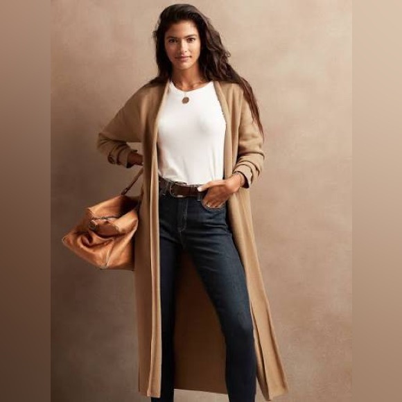 Banana Republic Sweaters - PETITE OPEN-FRONT DUSTER CARDIGAN